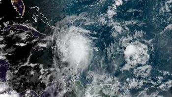 Tormenta tropical Franklin toca tierra por “Los Cocos” de Barahona