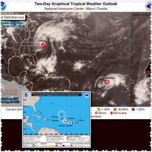 Se forma la depresión tropical #17; la Onamet le da seguimiento