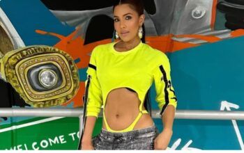 Sarodj Bertin sobre canal de riego en río Masacre