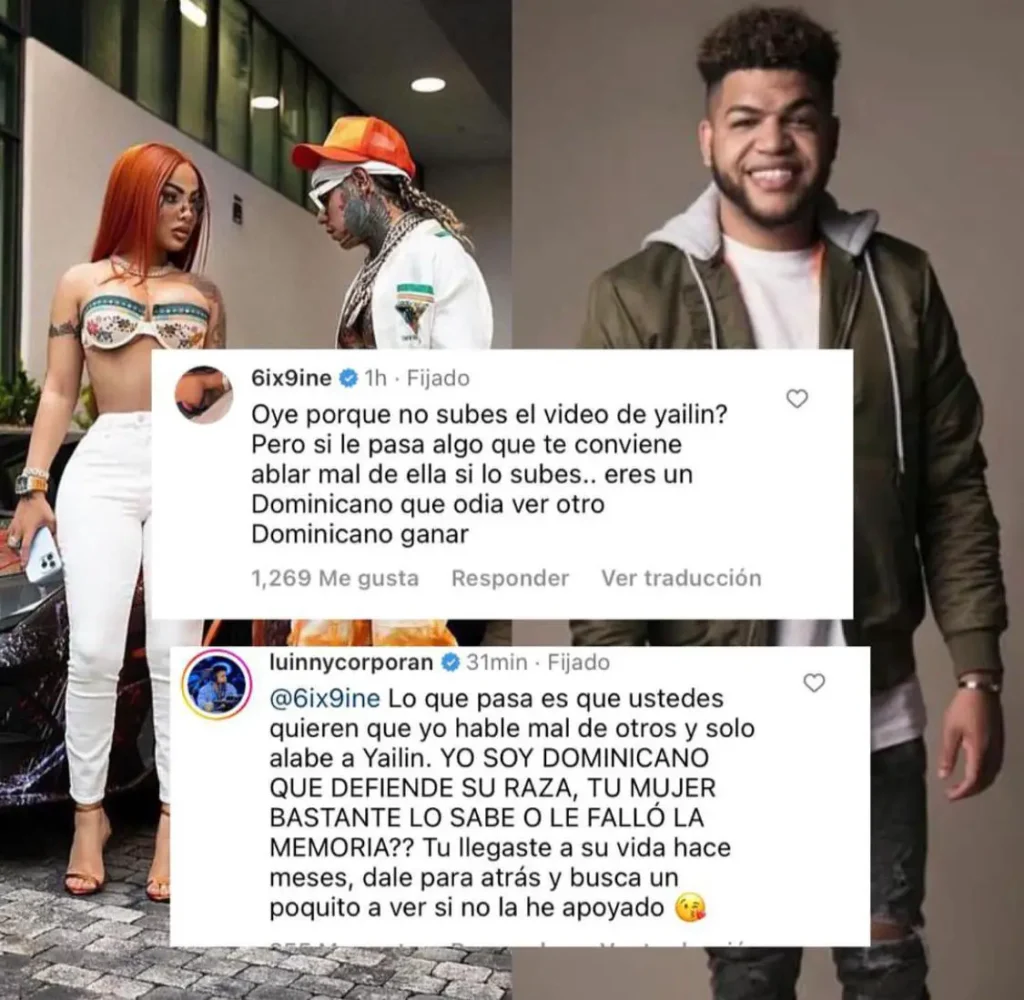 Enfrentamiento entre Tekashi 69 y Luinny Corporán por Yailin
