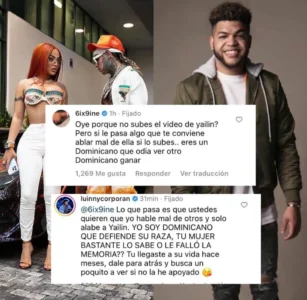 Enfrentamiento entre Tekashi 69 y Luinny Corporán por Yailin
