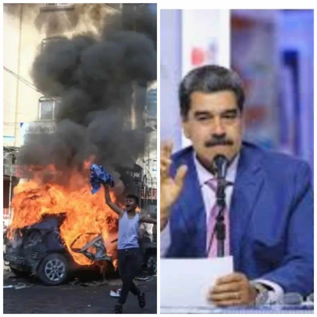 Nicolás Maduro esta de acuerdo con ataques terroristas contra Israel 
