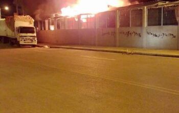 Incendio en el mercado binacional de Dajabón