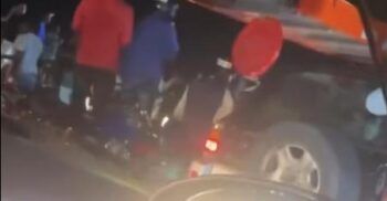 Varios heridos tras accidente de tránsito en el puente Francisco del Rosario Sánchez