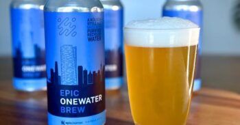 Cerveza hecha con agua de ducha reciclada