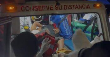 Rescatan policía arrastrado por el río Yuna en Villa Riva