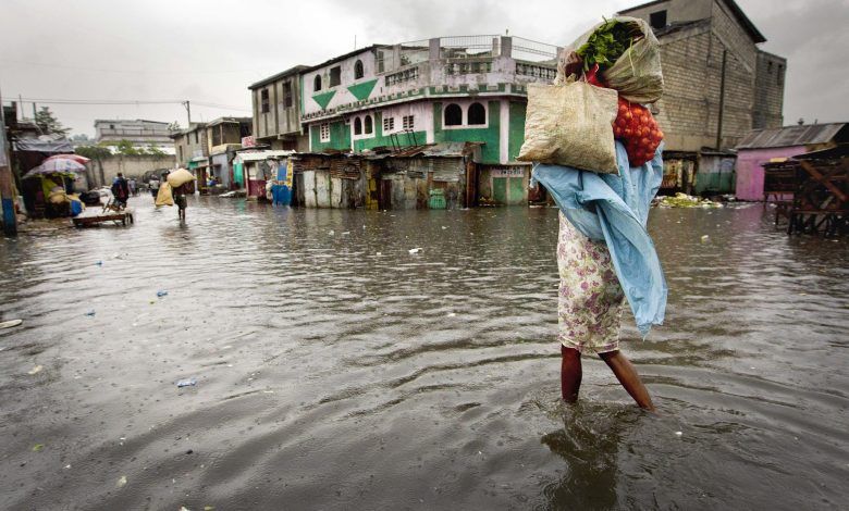 Menos muertos en Haití que en RD con torrenciales lluvias
