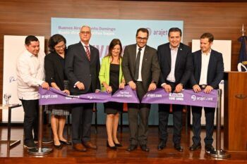 Arajet inaugura ruta entre Santo Domingo y Buenos Aires