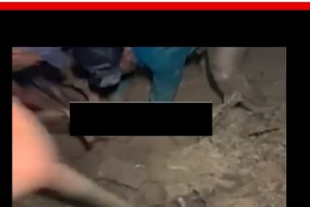 Rescatan a niño atrapado bajo tierra