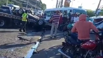 Varios heridos tras accidente vial en El Almirante