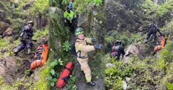 Rescatan con vida a los 10 jóvenes que se perdieron en el cerro bogotano