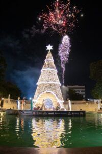 Alcaldía del DN inicia la temporada de Navidad con  encendido del arbolito