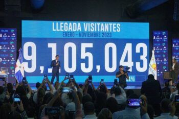 Collado destaca RD se acerca a los 10 millones de turistas