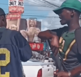 Limpiavidrios armados con cuchillos en la avenida 27 de Febrero