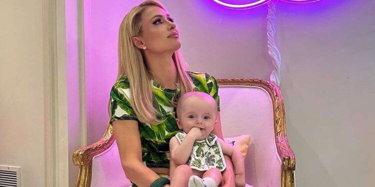 Paris Hilton no cambió el pañal a su hijo durante un mes