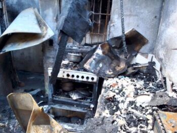 Muere mujer tras incendio de su vivienda en SDE