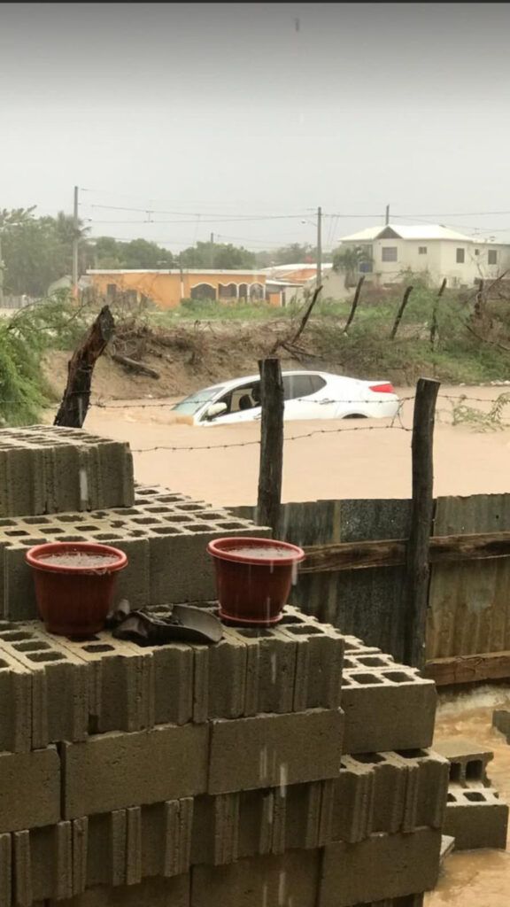 Lluvias causan estragos en Monte Cristi