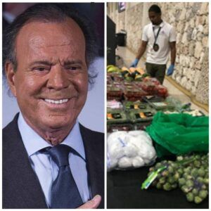 Decomisan alijo de frutas y vegetales a Julio Iglesias