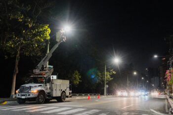 Edesur instaló más de 18,000 luminarias Led nuevas, y reparó 33,000 durante el 2023