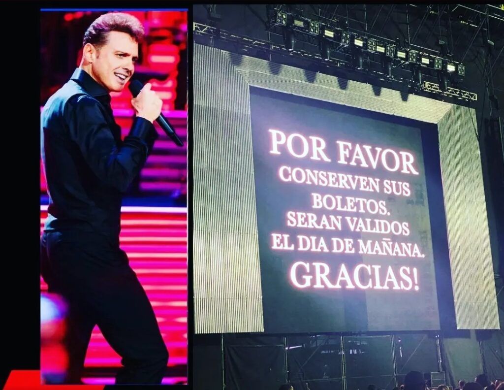 Devolverán dinero a los que no pudieron asistir al concierto de Luis Miguel en RD