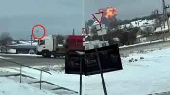 Se estrella un avión militar ruso con 65 prisioneros ucranianos a bordo