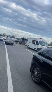 Ocho heridos en accidente de tránsito en Autovía del Este