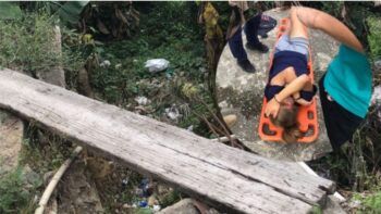 Americana cae en un matorral en Los Alcarrizos