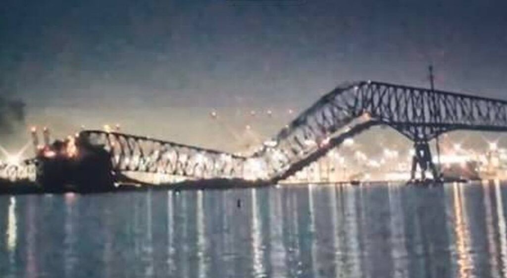 Un barco derrumba el mayor puente de Baltimore