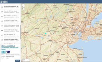 Se registra fuerte temblor en New Jersey