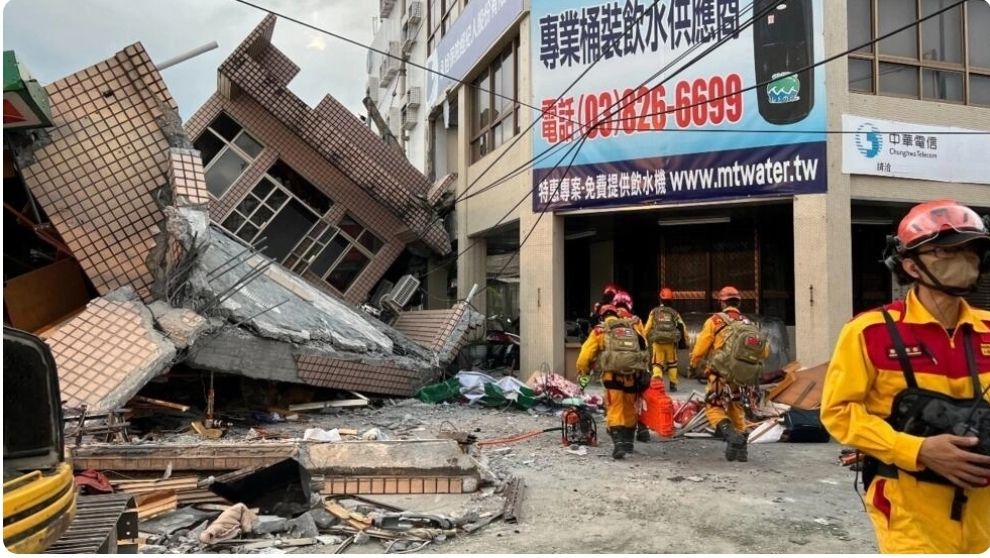 Fuerte terremoto en Taiwán