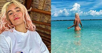 Karol G en RD grabando video musical