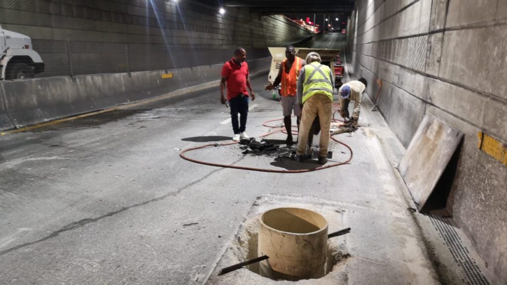 MOPC informa construcción pozos filtrantes en túnel de la 27 de Febrerocon Núñez de Cáceres