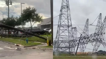 Casi medio millón de personas siguen sin luz en Texas tras fuertes lluvias