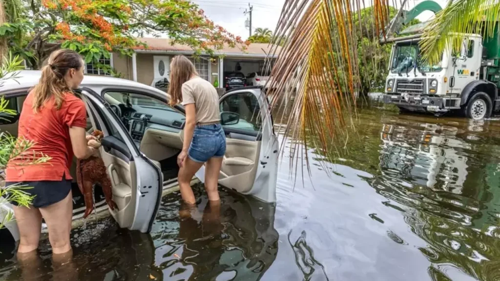 Florida en estado de emergencia por graves inundaciones en cinco condados