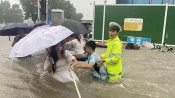 Lluvias dejan 5 muertos y 15 desaparecidos en China