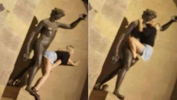 Critican a una turista que «imitó actos sexuales» en una estatua en Florencia