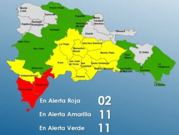 Aumentan a 24 las provincias bajo alerta