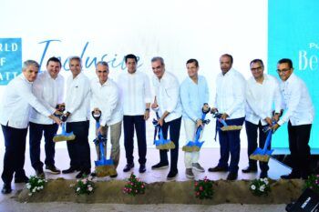 El presidente Abinader inaugura trabajos en Punta Bergantín, Puerto Plata