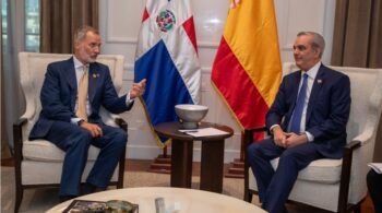 Presidente Abinader y Rey de España, Felipe VI, se reunieron esta tarde