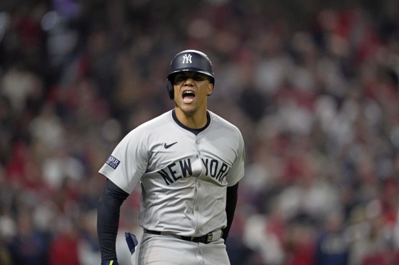 Jonrón de 3 carreras de Juan Soto en el décimo envía Yanquis a la Serie Mundial