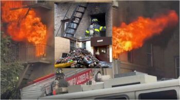Nueve heridos durante fuego en un edificio en NY