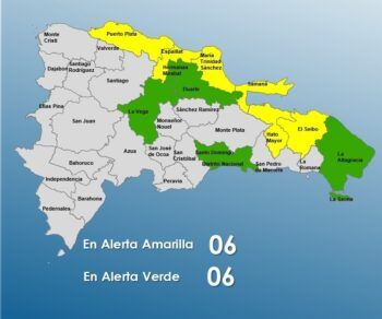 Colocan 12 provincias en alertas por sistema frontal