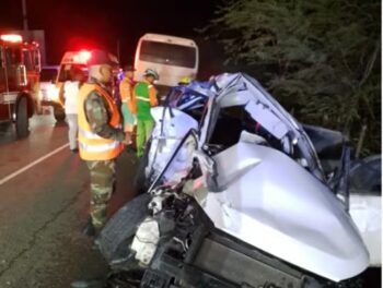 Tres muertos durante accidente de tránsito en Azua