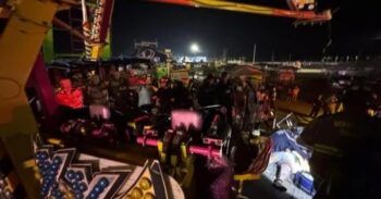 Diez heridos tras salir expulsados de un juego en un parque de diversiones en Ecuador