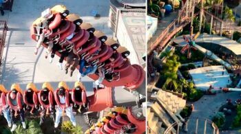 22 personas quedan atrapadas en una atracción en un parque de California