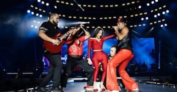 Yailin fue la invitada sorpresa para cantar obsesión con Aventura