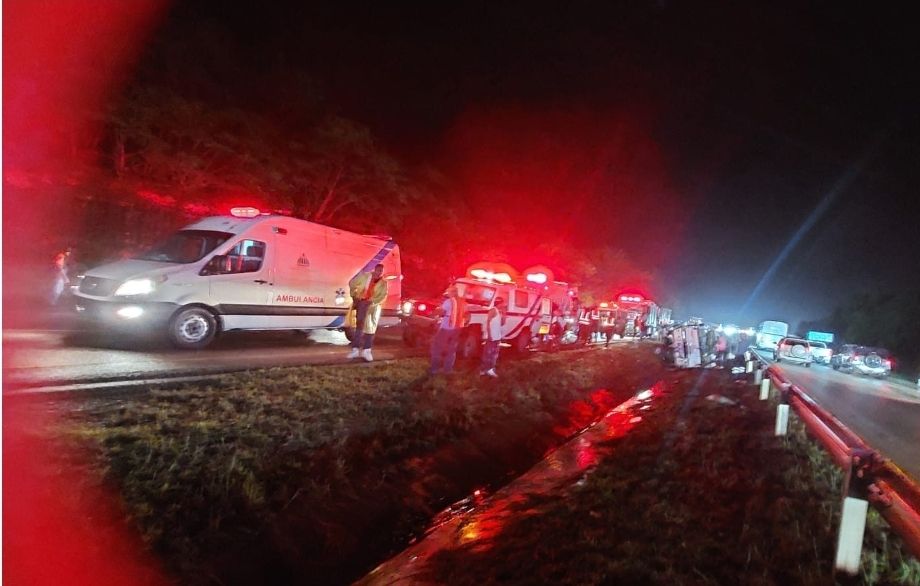 Siete heridos durante accidente en SPM
