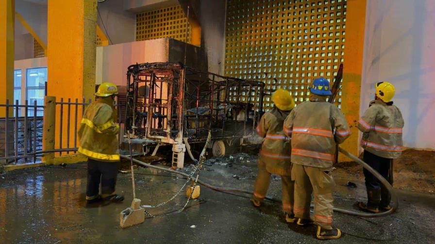 Incendio en el Estadio Cibao