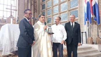 Realizan acto religioso por el “Mes de la Patria 2025”