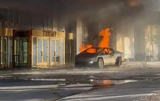 Un muerto y 7 heridos por explosión de un Tesla en hotel de Trump en Las Vegas
